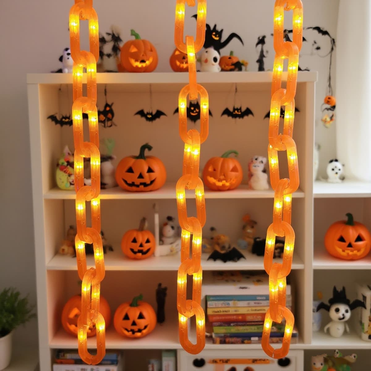 New Halloween Lanterns LED Chain Lights Bar Scene Decoration Atmosphere Lights Holiday Party Room Decoration