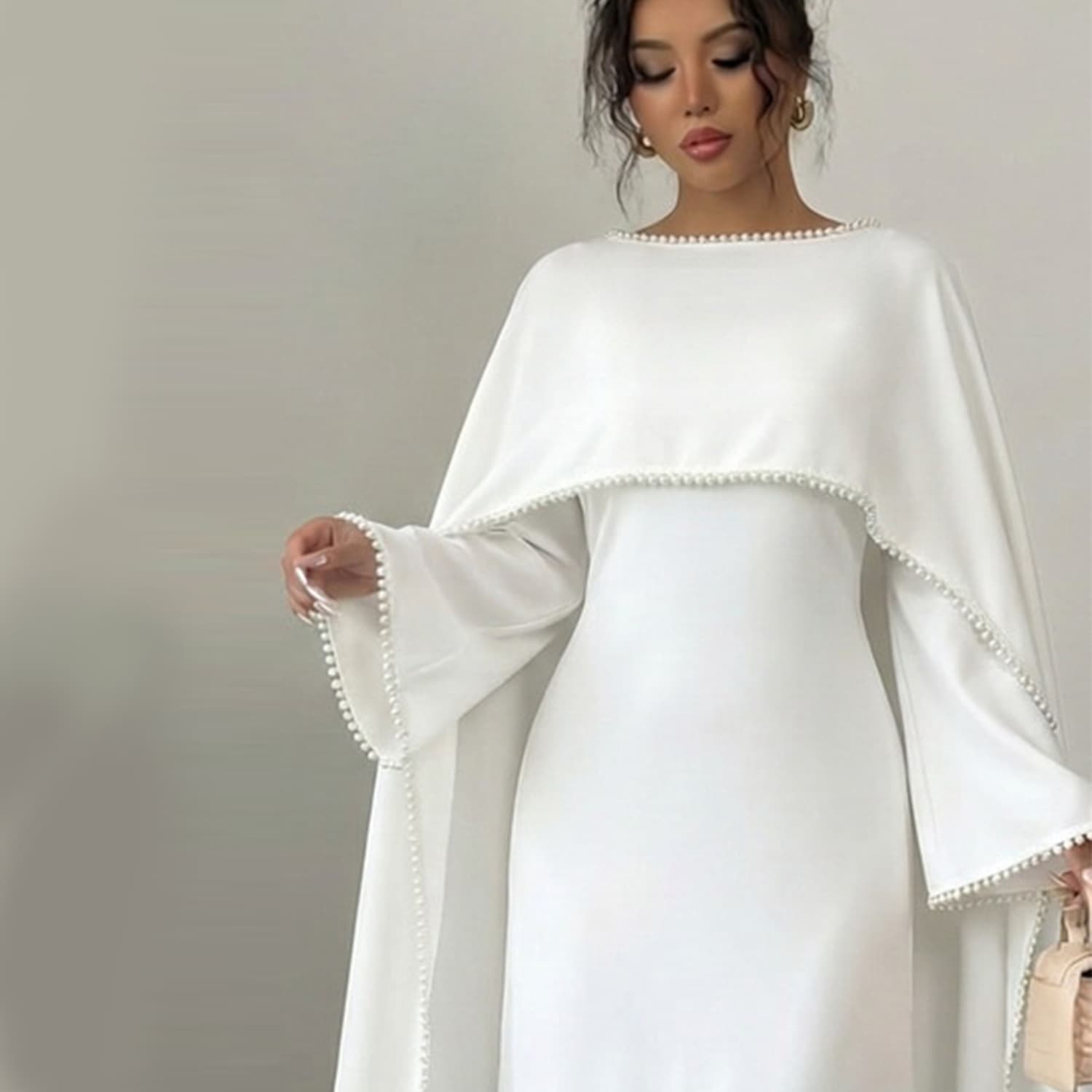2026 Loriya Beaded Shawl + Long Sleeve Dress LR1167