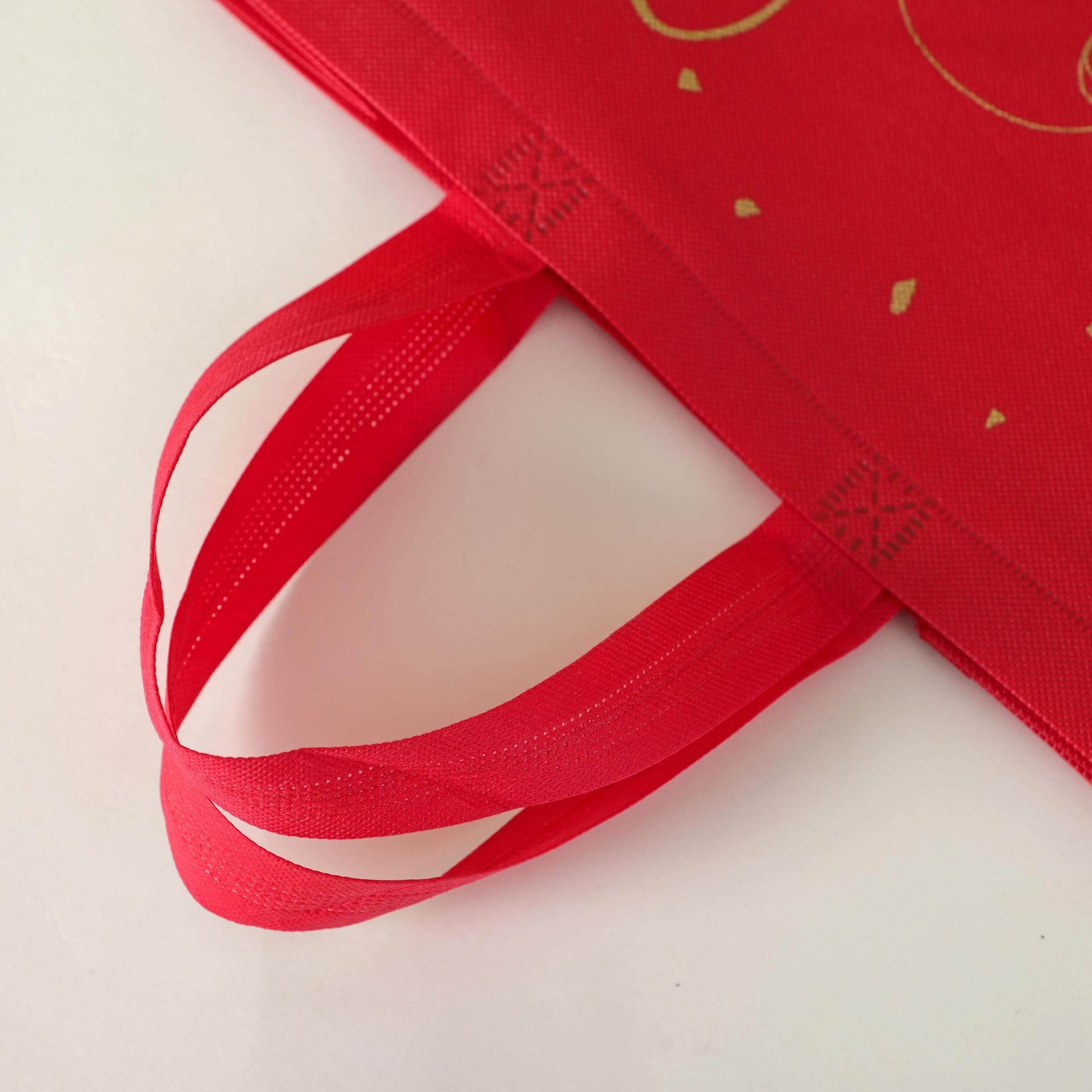 Custom Non-Woven Tote Bags Festive Holiday Gift Packaging Bags Company Custom-Made Exhibition Event Advertising Bags