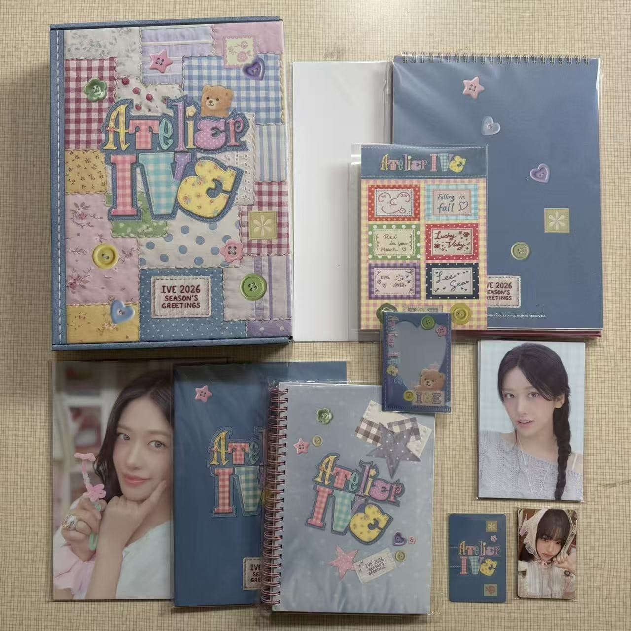 ive Desk Calendar 2026 Desk Calendar Zhang Yuanying kpop Desk Calendar ive Fu Anyou Zhenjin Autumn Desk Calendar Same Style Unopened