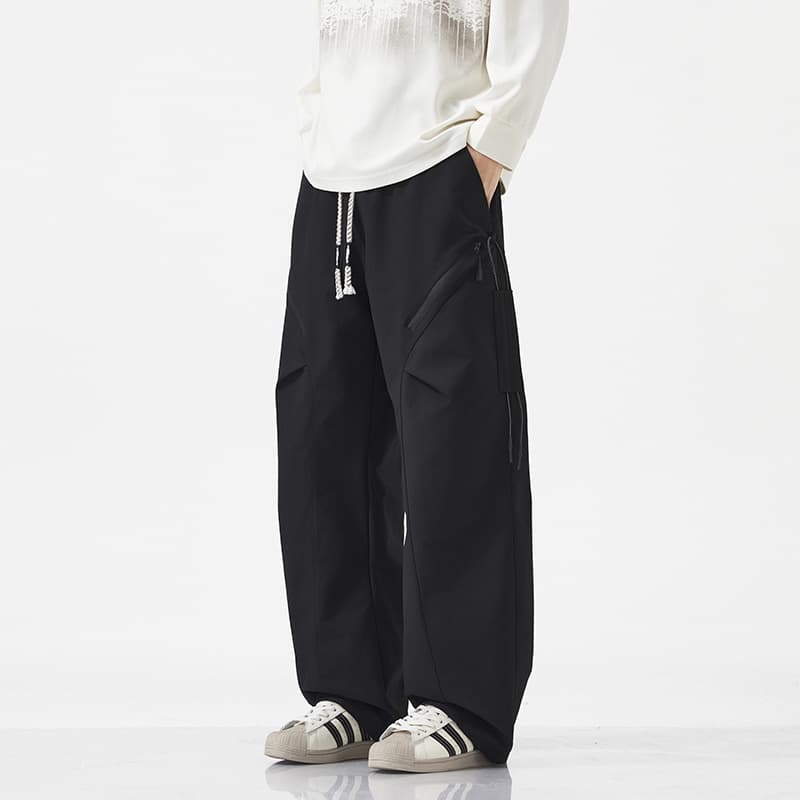 JYF-M8813 Spring/Autumn New Arrival Casual Pants for Men, Loose Large Size Trousers American Straight-Leg Pants Paratrooper Workwear Pants