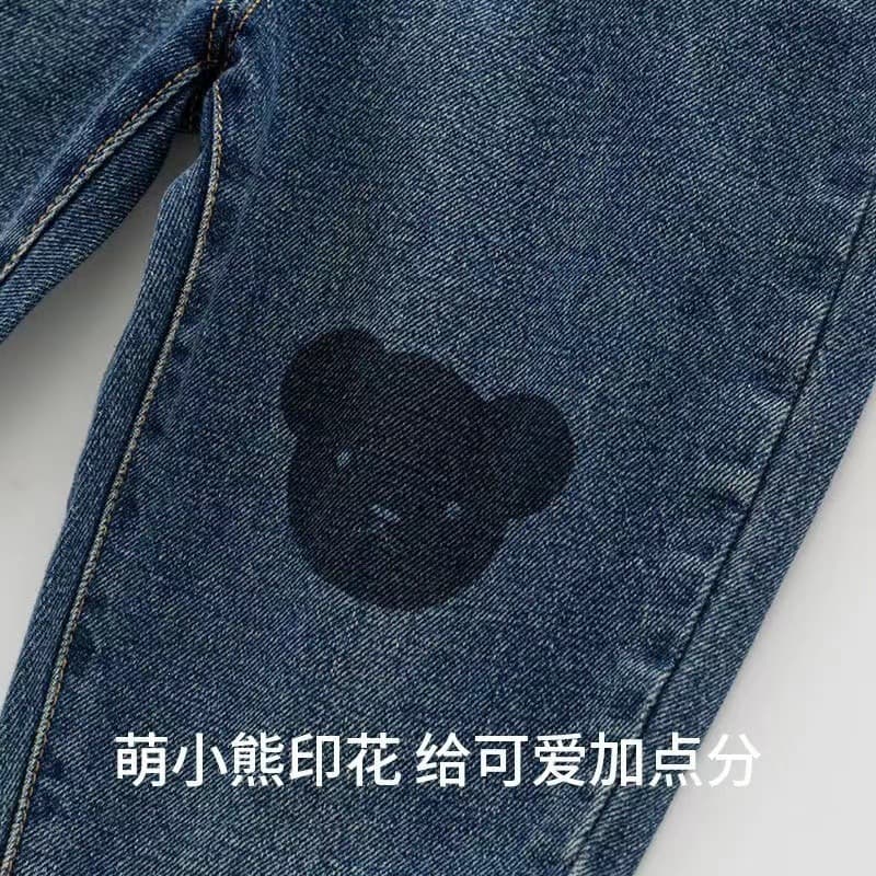 Kids Denim Overalls 2025 Spring and Autumn New Baby Jeans Boys and Girls Fashion Trendy Versatile Casual Pants