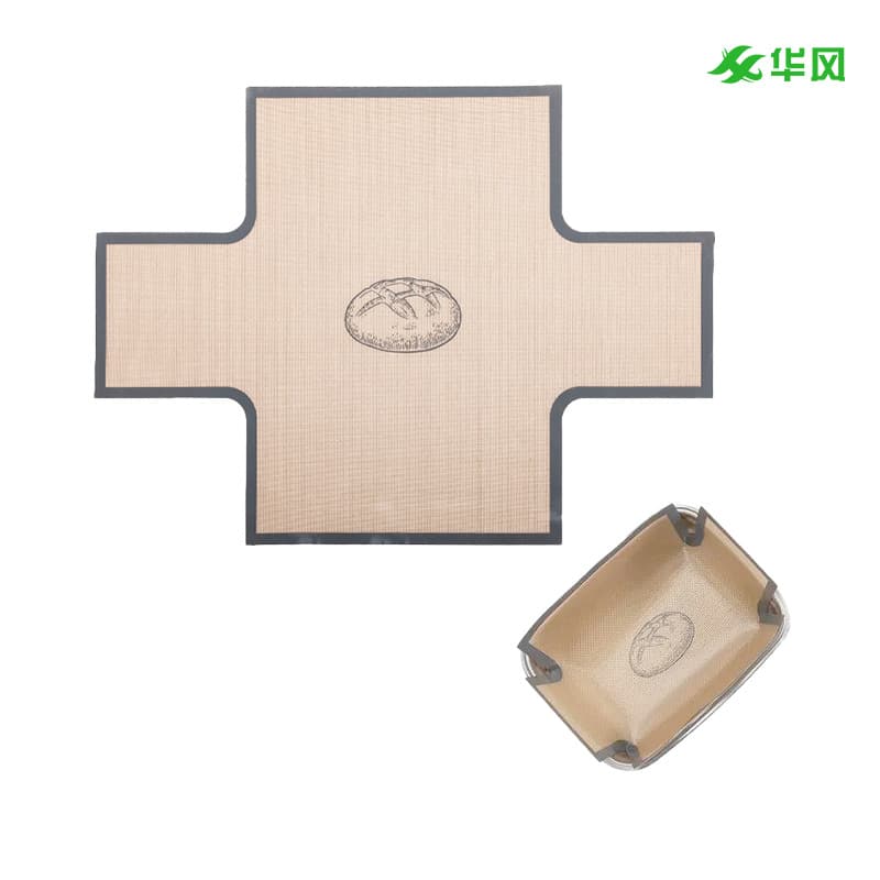 Cross-border Hot Selling Silicone Baking Mat Bread Toast Mold Dough Baking Pad Cross-shaped Bread Baking Pad Dutch Oven Pad