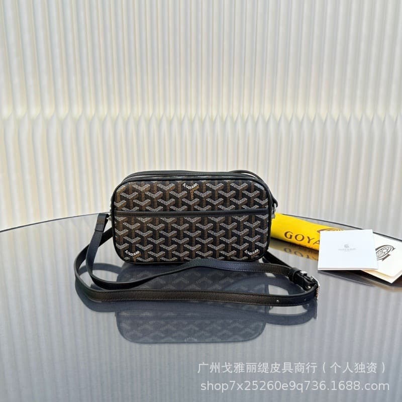 Goya Dog-Tooth Bag Fashionable High-Quality Korean Style Celebrity Same Style Shoulder Crossbody Small Square Bag Camera Bag