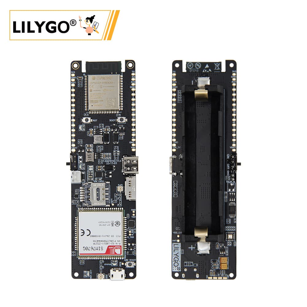 LILYGO® T-SIM7670G-S3 4G LTE ESP32-S3 Development Board with GPS Wireless Communication Module