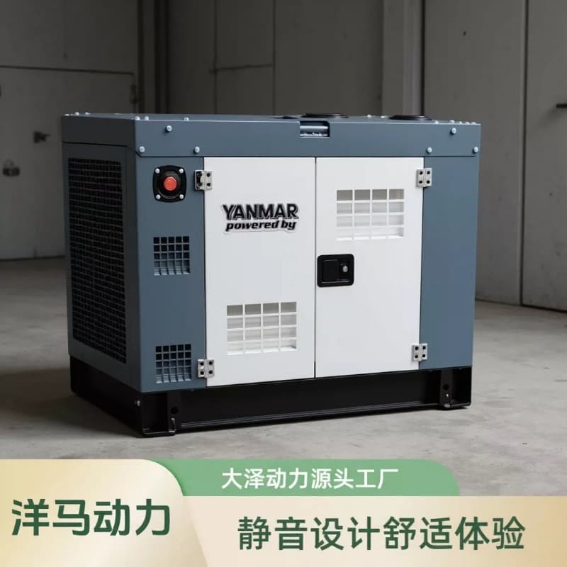 20KW Yanmar Power Silent Diesel Generator Set with Automatic ATS for Shopping Malls, Base Stations, Industrial Silent Backup