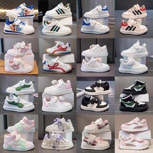Clearance Sale Children's Board Shoes Boys and Girls Sneakers Spring Autumn Casual Shoes Lightweight Versatile Running Shoes Wholesale