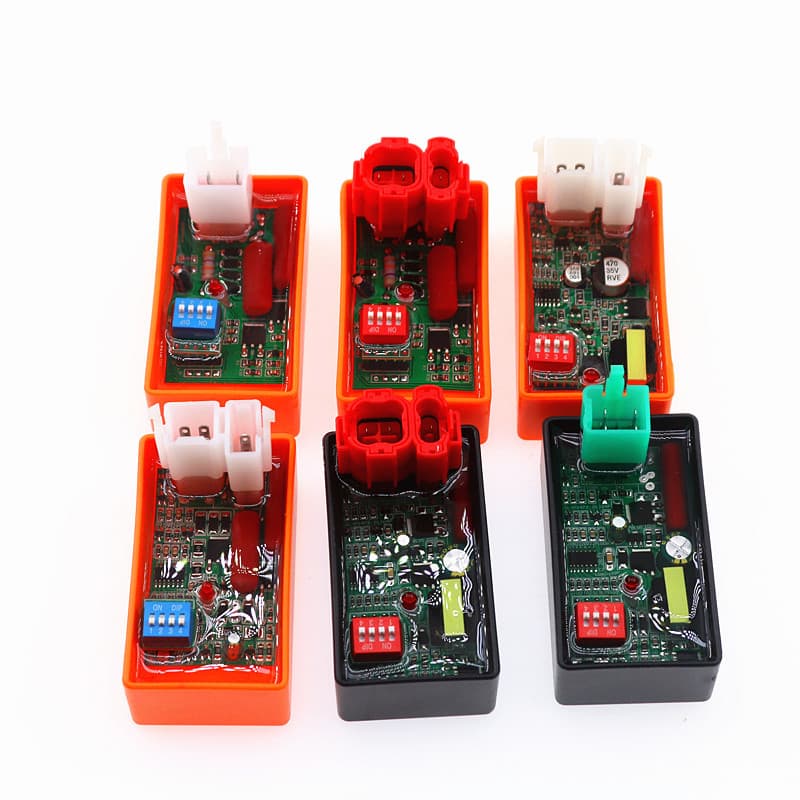 Chip-Type Ignition CDI Transparent Case DC Modification for CG GY6 DY 110 ATV with Adjustment