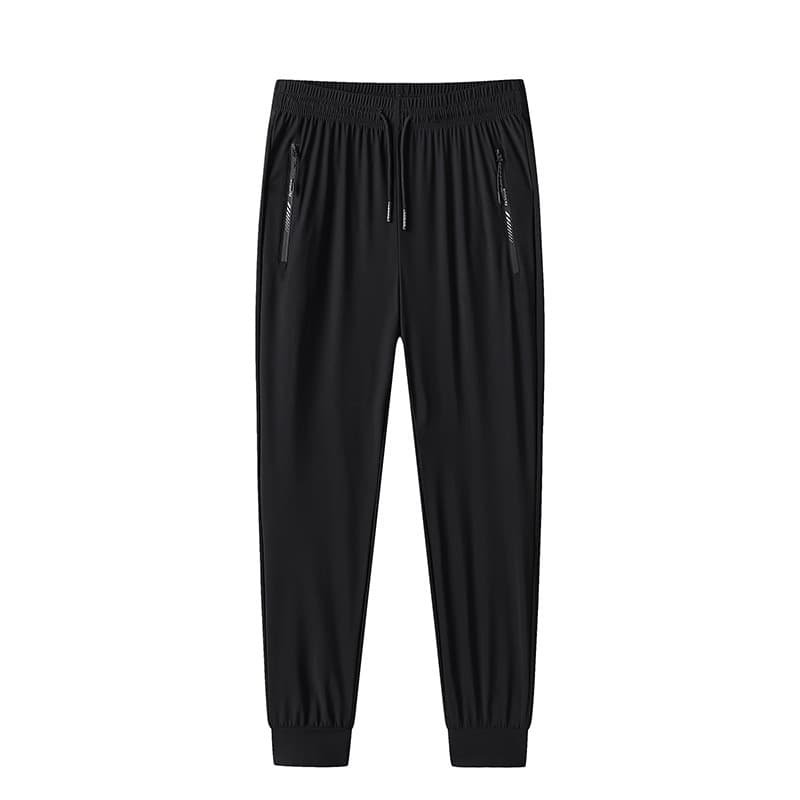 2201 New Ice Silk Casual Pants Men Summer High Elasticity Loose Plus Size Sweatpants Dropshipping