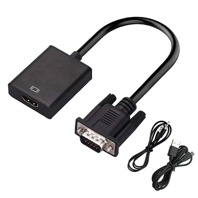 vga to hdtv 1080p high definition video adapter vga host device converts TV hdtv output