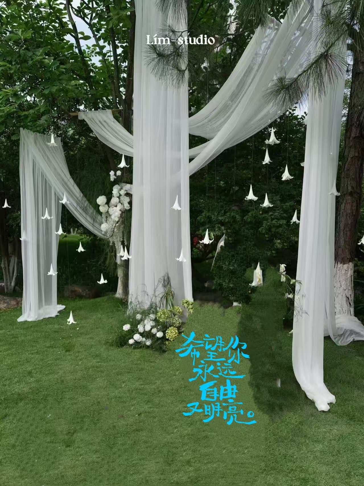 Translucent Gauze Wedding Decoration Gauze Wedding Gauze White Background Gauze Ceiling Hanging Cloth Wedding Curtain Gauze