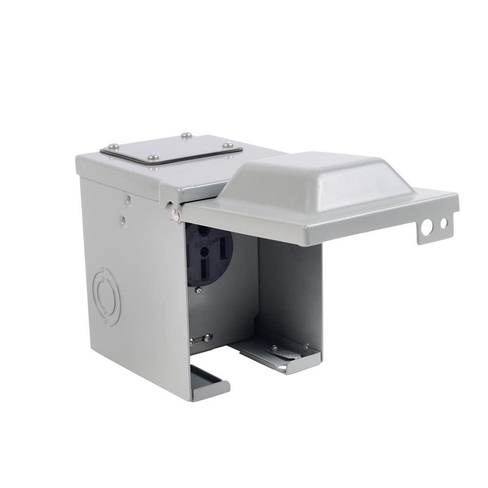 50A American RV Charging Pile with Waterproof Cover Power Socket Camp and Household Use 14-50R 125V/250V
