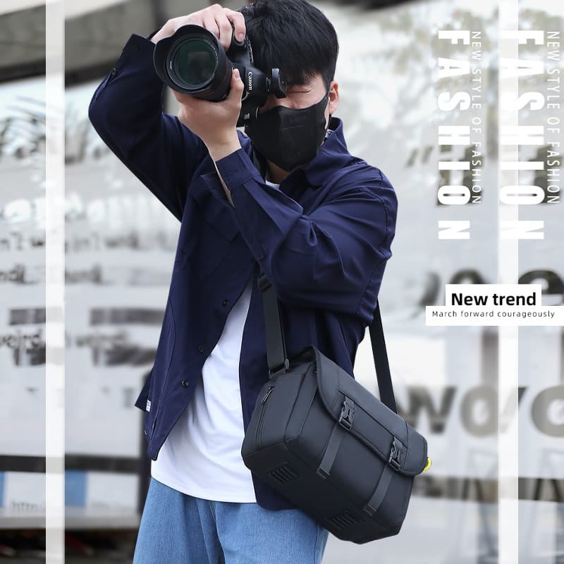 Drone Canon Nikon camera bag waterproof shoulder photography bag SLR mirrorless digital retro literary storage bag