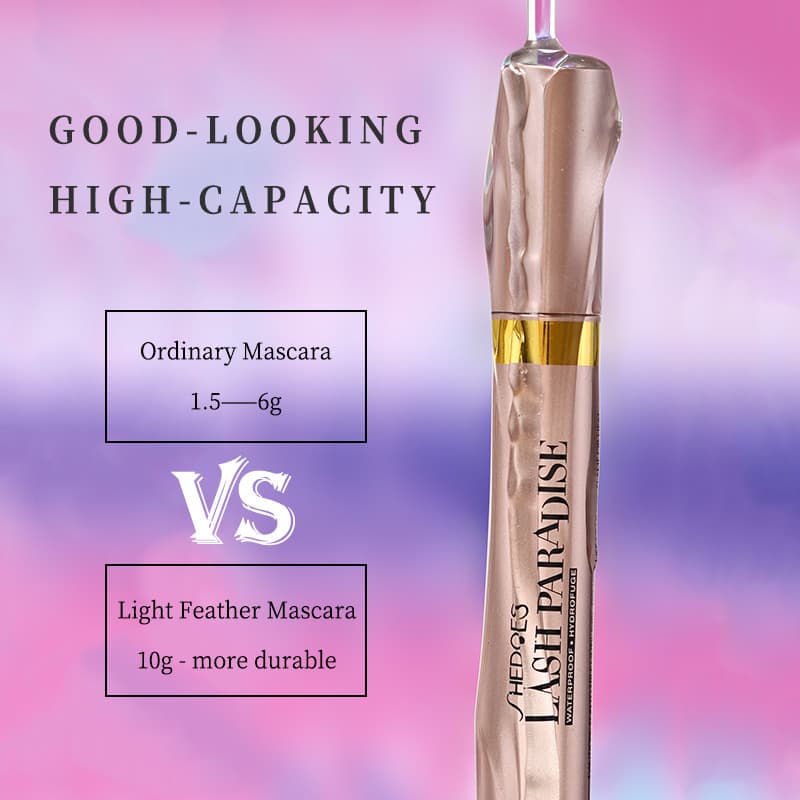 Shedoes cross-border hot-selling film-rich, waterproof, thick, cool, black, curling, slender, non-smudged 4D mascara