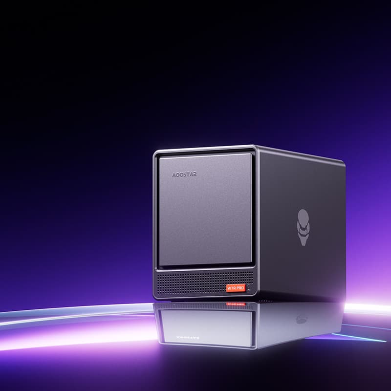 Aoostar WTR PRO R7 5825U NAS Network Storage Server 6-Bay