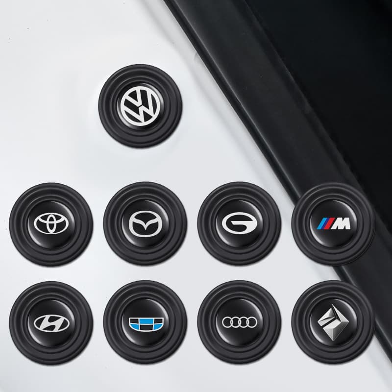 Car Door Damping Pad Anti-Vibration Cushion Buffer Rubber Door Pad Installation Protection Silicone Pad