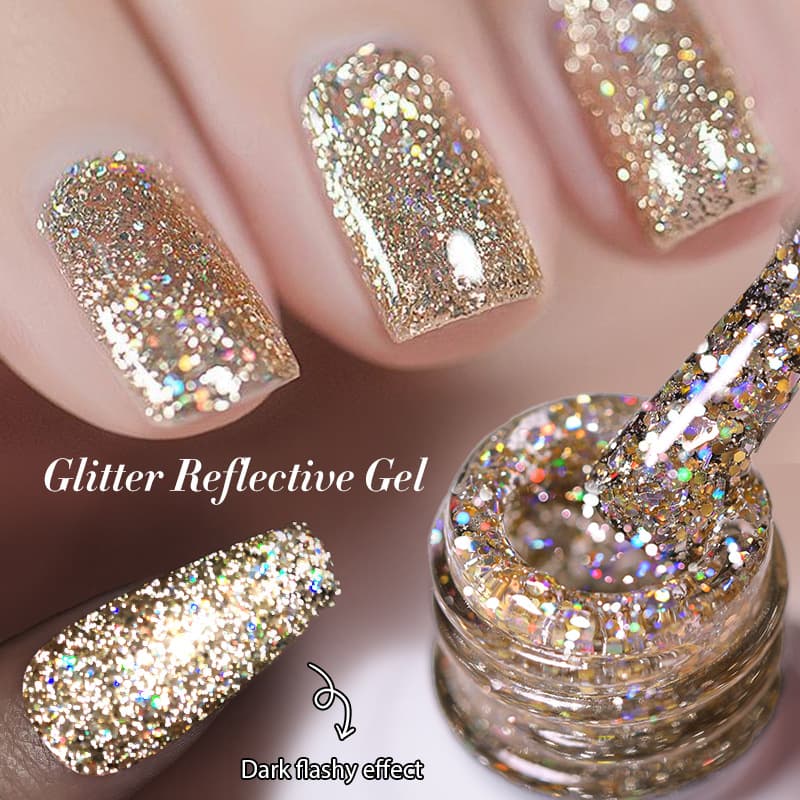 BORN PRETTY explosive star nail polish, new fine glitter popular manicure, colorful diamonds, sequins, phototherapy gel