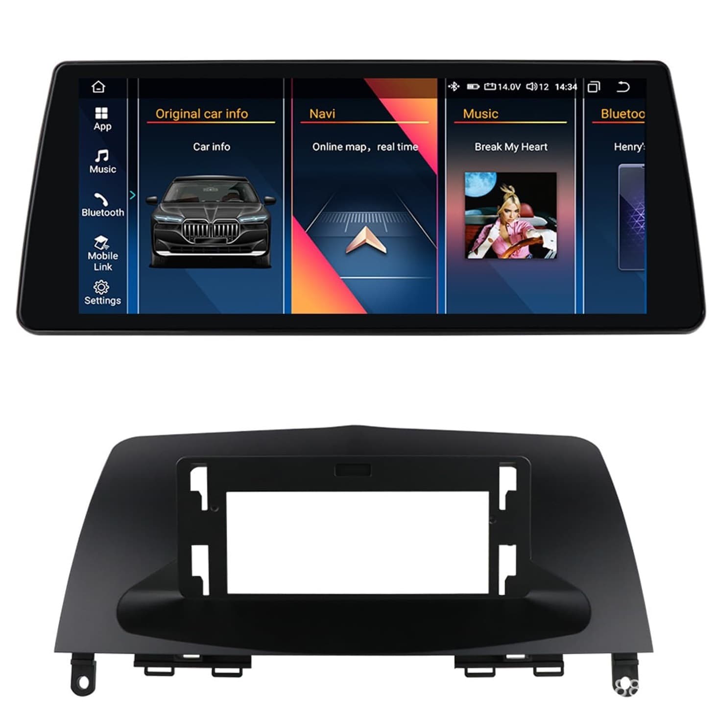 Suitable for 2008-10 Mercedes-Benz C-Class W204 S204 NTG4.0 Android Large Screen GPS Navigation Carplay