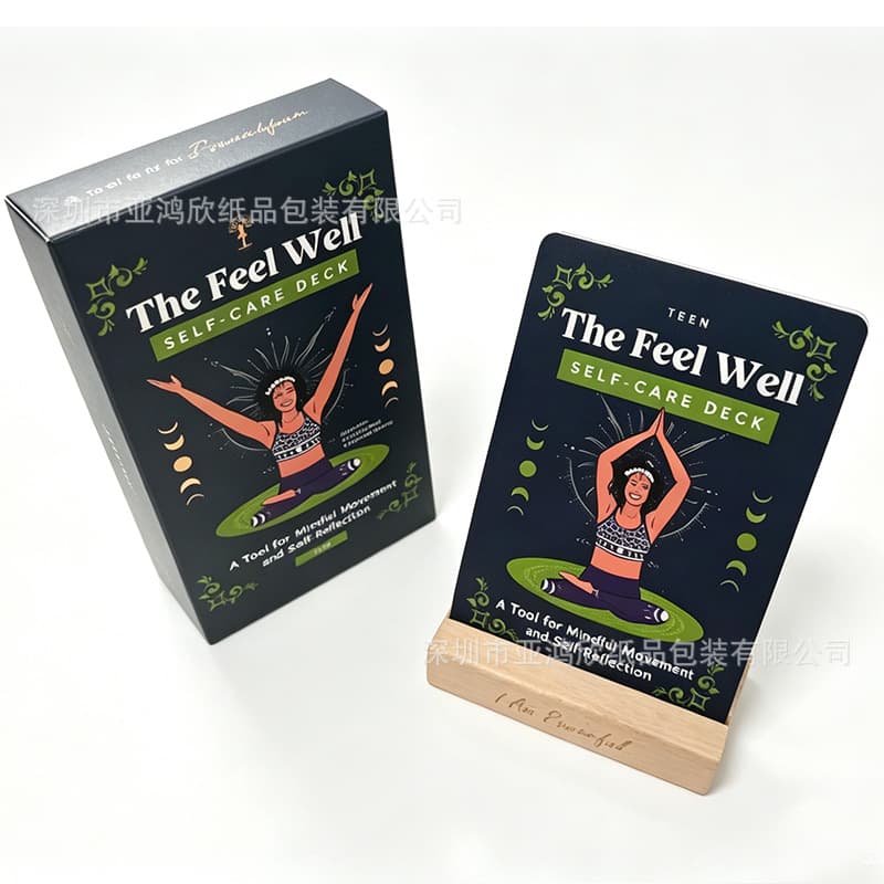 Source factory customized education card flash memory card customized logo wooden frame personalized yoga card