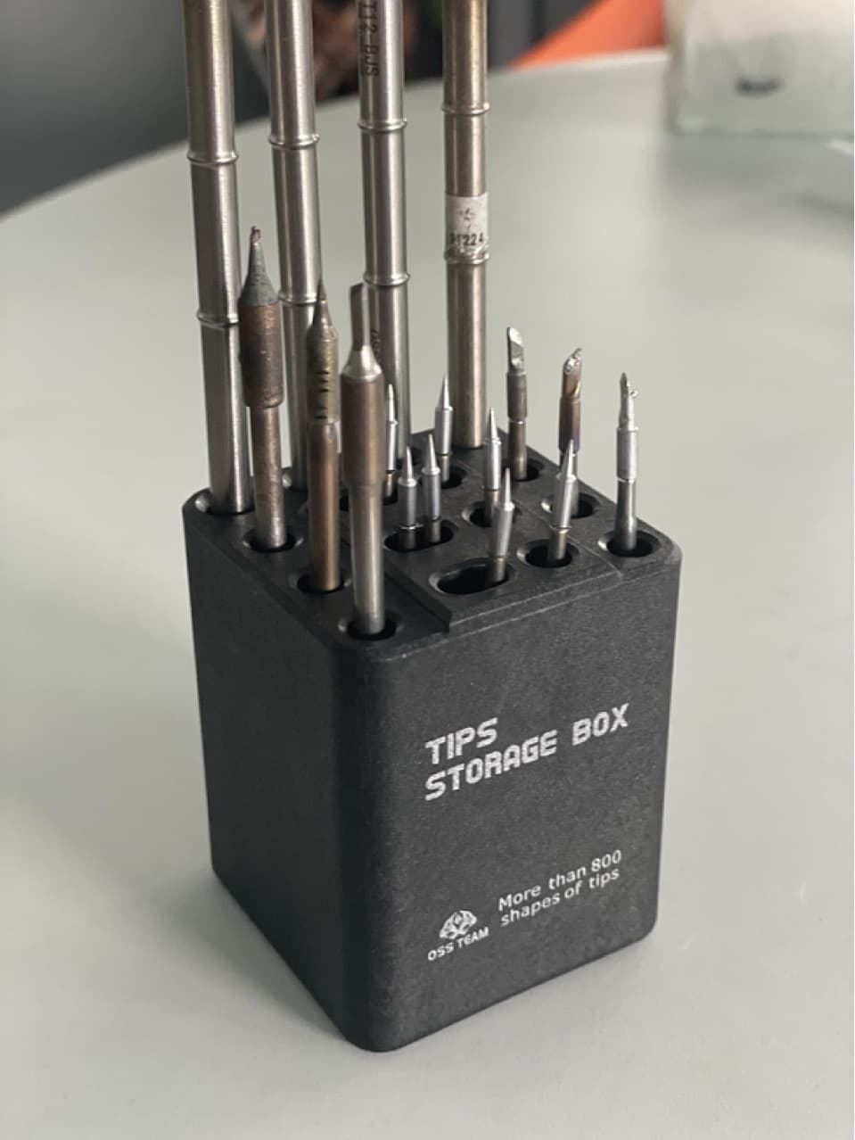 Tips storage box Soldering iron tip storage box