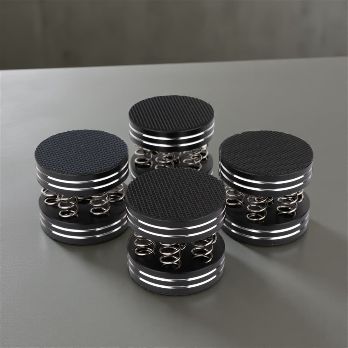 Enthusiast-grade aluminum alloy speaker spring foot pad shock absorption HIFI amplifier CD rack audio shock absorption foot spike anti-slip pad