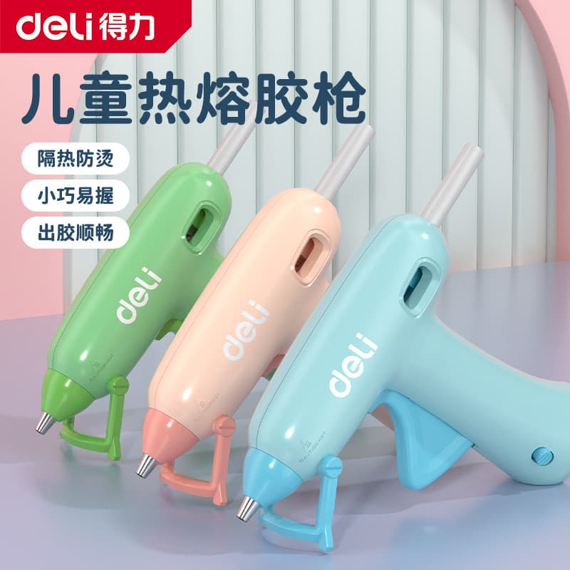 Deli Hot Melt Glue Gun for Home, Children's Handmade DIY, Strong High Viscosity Hot Melt Glue Stick 7mm Hot Melt Gun