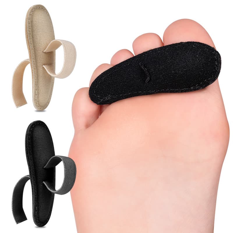 Single-hole toe separator, hallux valgus, hammer toe bending orthotic support pad, overlapping toe adjustable separator