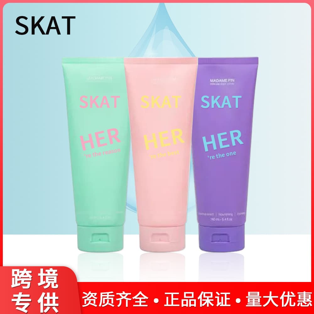 Cross-border product SKAT hydrating and moisturizing body milk fruit acid niacinamide whole body fragrance long-lasting refreshing moisturizer