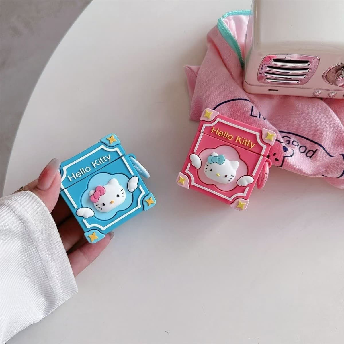Creative KT Magic Box AirPods 4th Gen Wireless Bluetooth Silicone Cartoon Protective Case Compatible with Apple Pro 3 Soft Shell