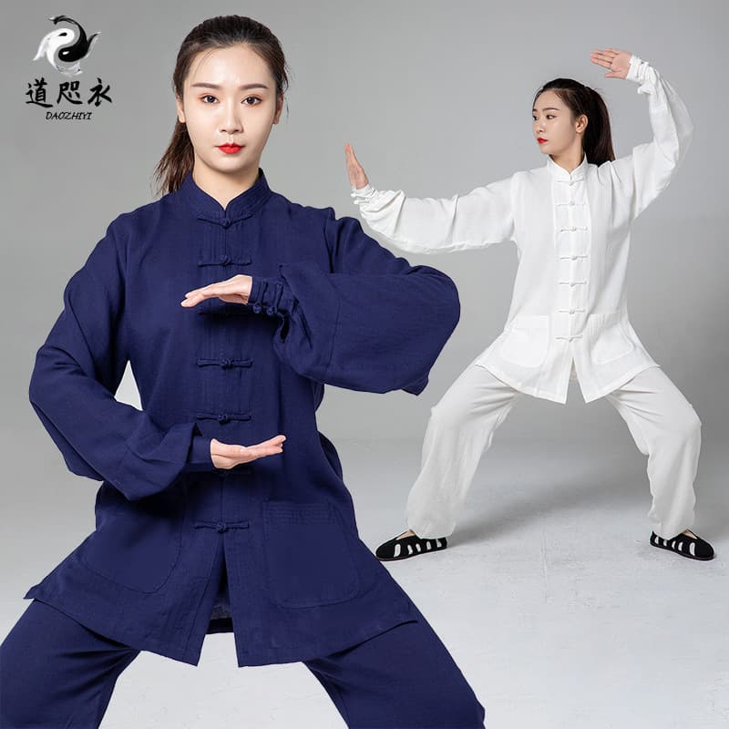 Dixi Tai Chi Uniform, New Style, Linen Summer Taoist Costume, Martial Arts Clothing, Performance Costume, Tai Chi Practice