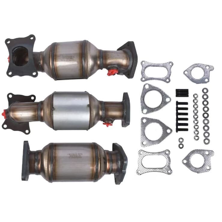 The three-way catalytic converter is suitable for 2009-2015 Honda 3.5 three-way catalytic converter assemblies.