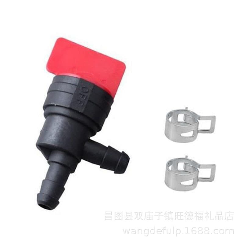 WD lawnmower straight-through switch, throttle switch valve, 90°/180° carburetor isolation valve, Briggs.