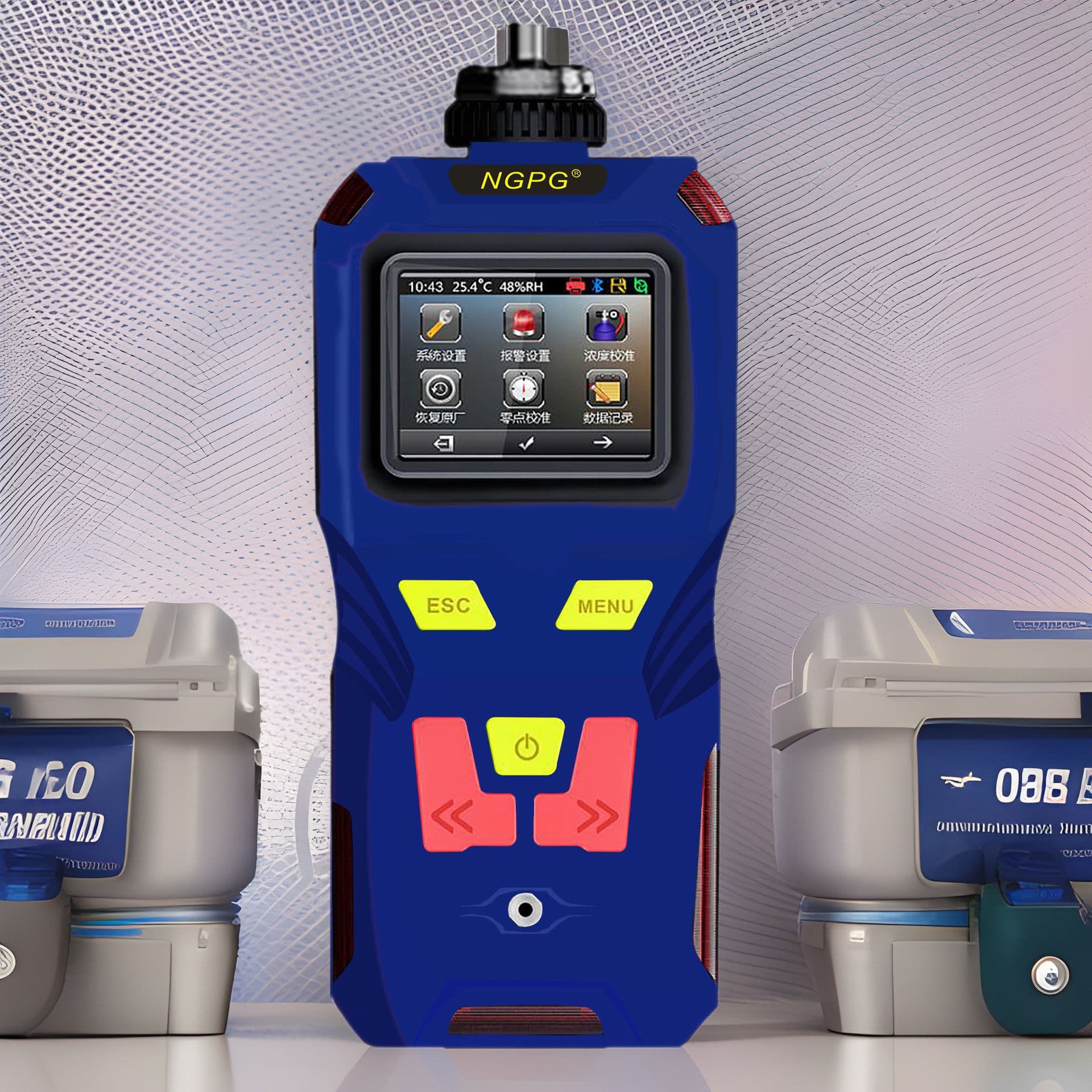 Portable Carbon Dioxide Gas Detector Multiple Range Infrared Carbon Dioxide Alarm Manufacturer