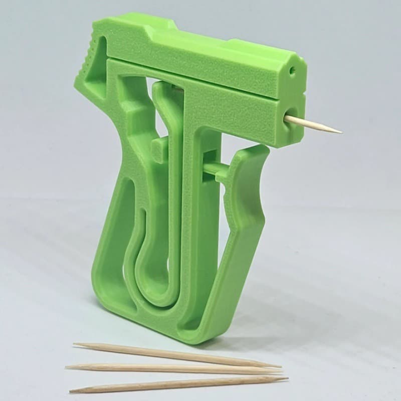 Cross-border Hot Seller Toothpick Launcher One-Piece 3D Printed Toy Gift