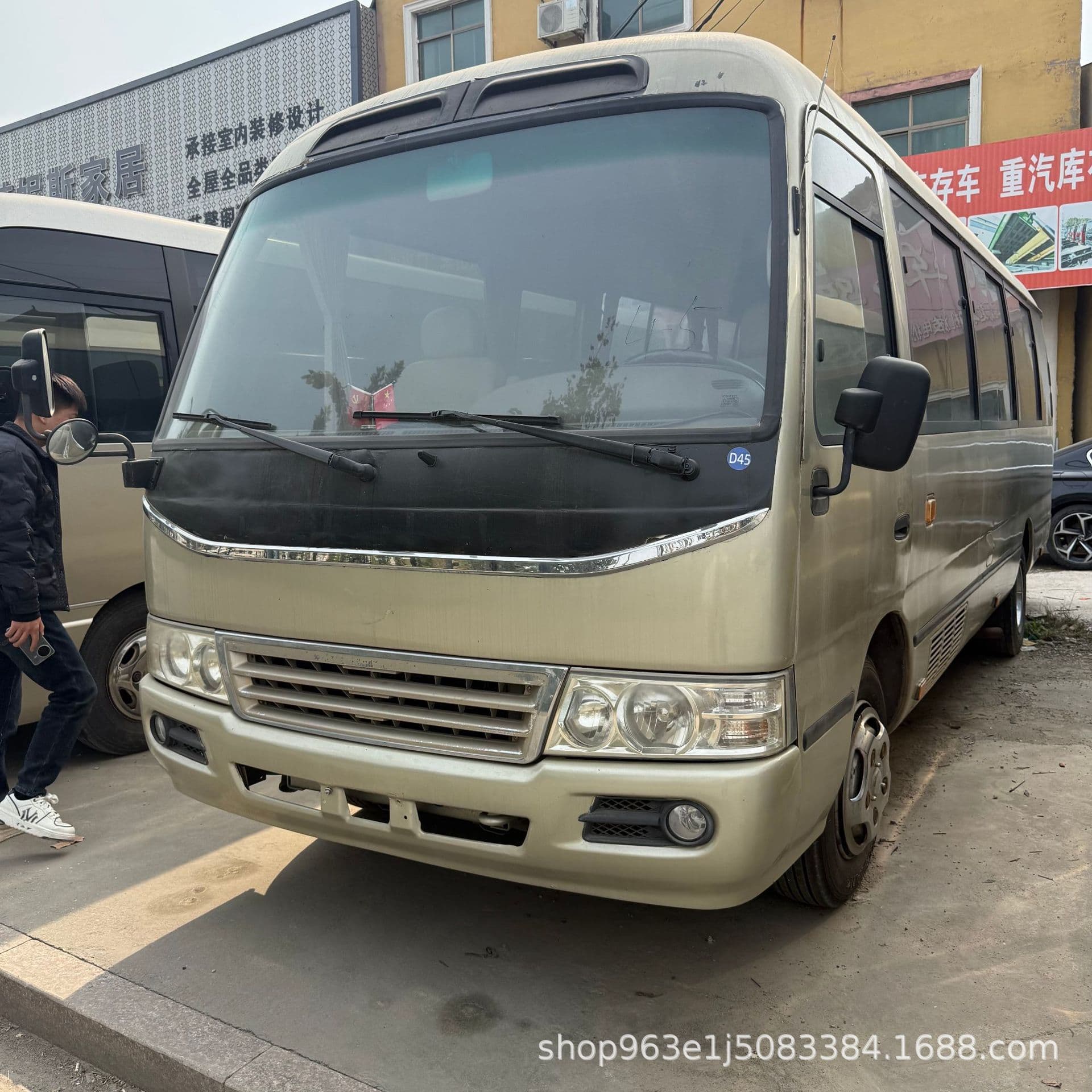 Export Used 23-Seater Coaster 2TR Euro II Engine Clean Interior Premium Condition Available Now