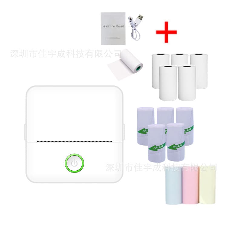 Fast Shipping X6 Portable Mini Barcode Thermal Printer Pocket Student Mistake Label Machine Barcode Printer