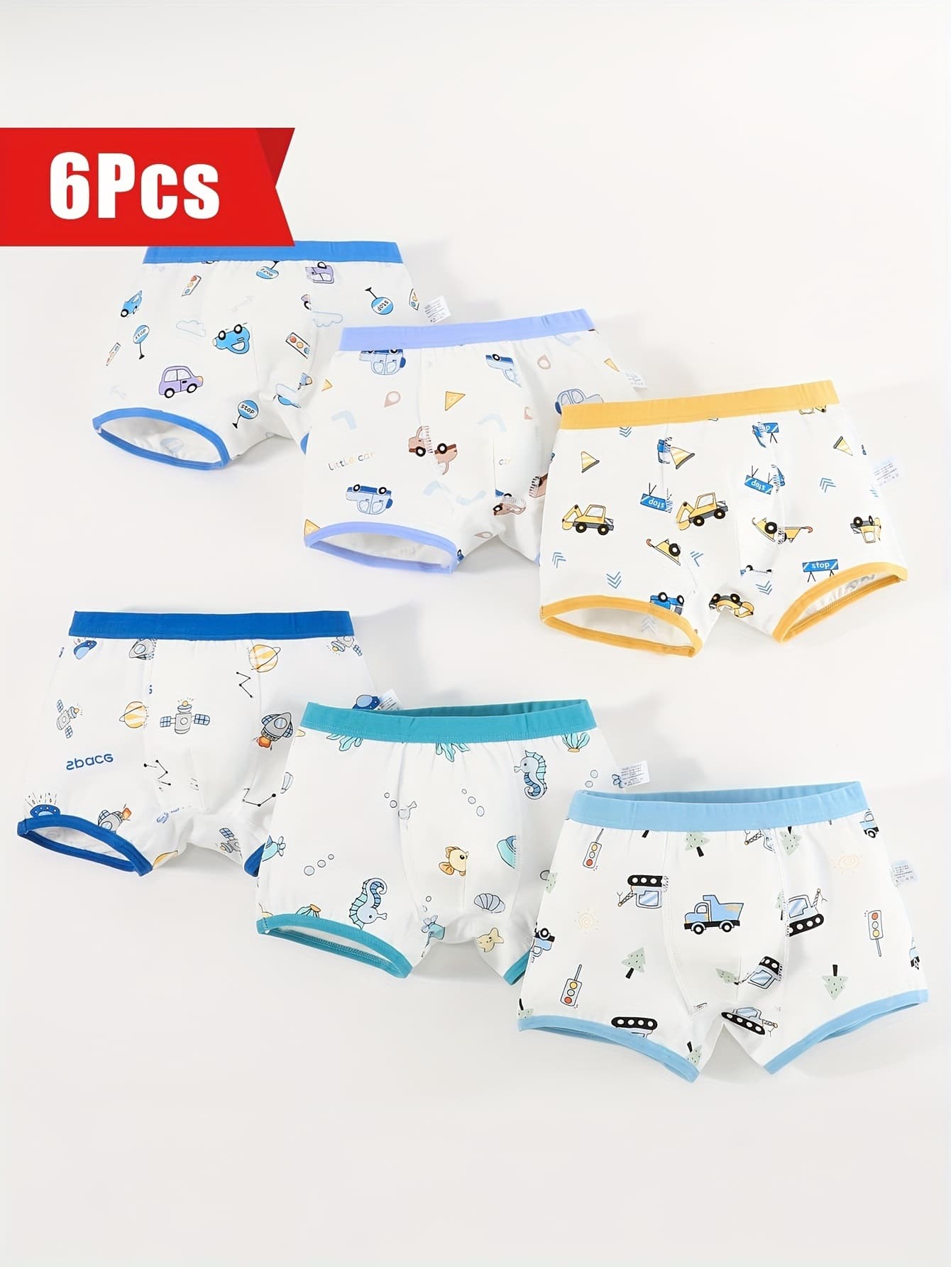 Y 13506 Boys Cotton Boxer Briefs for Cross-border Amazon EU/US Market