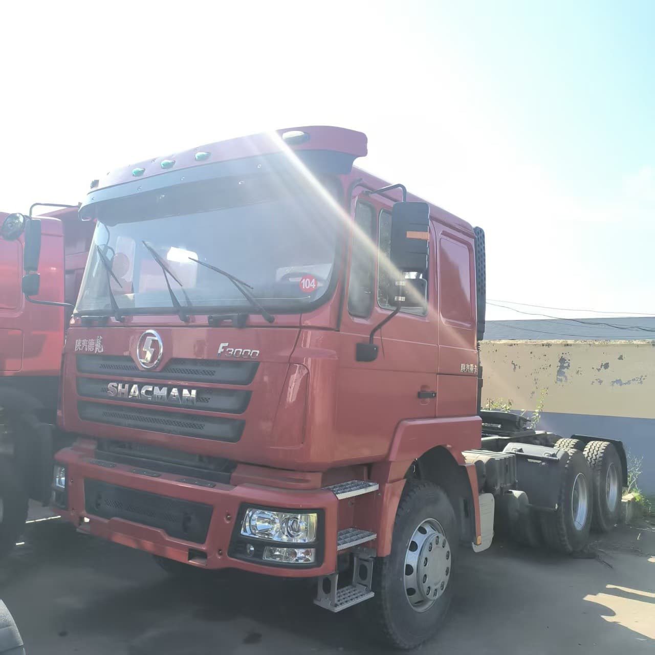 Cross-border supply China Shaanxi Automobile Delong tractor F3000 semi-trailer tractor head CNG refurbished Shaanxi truck head