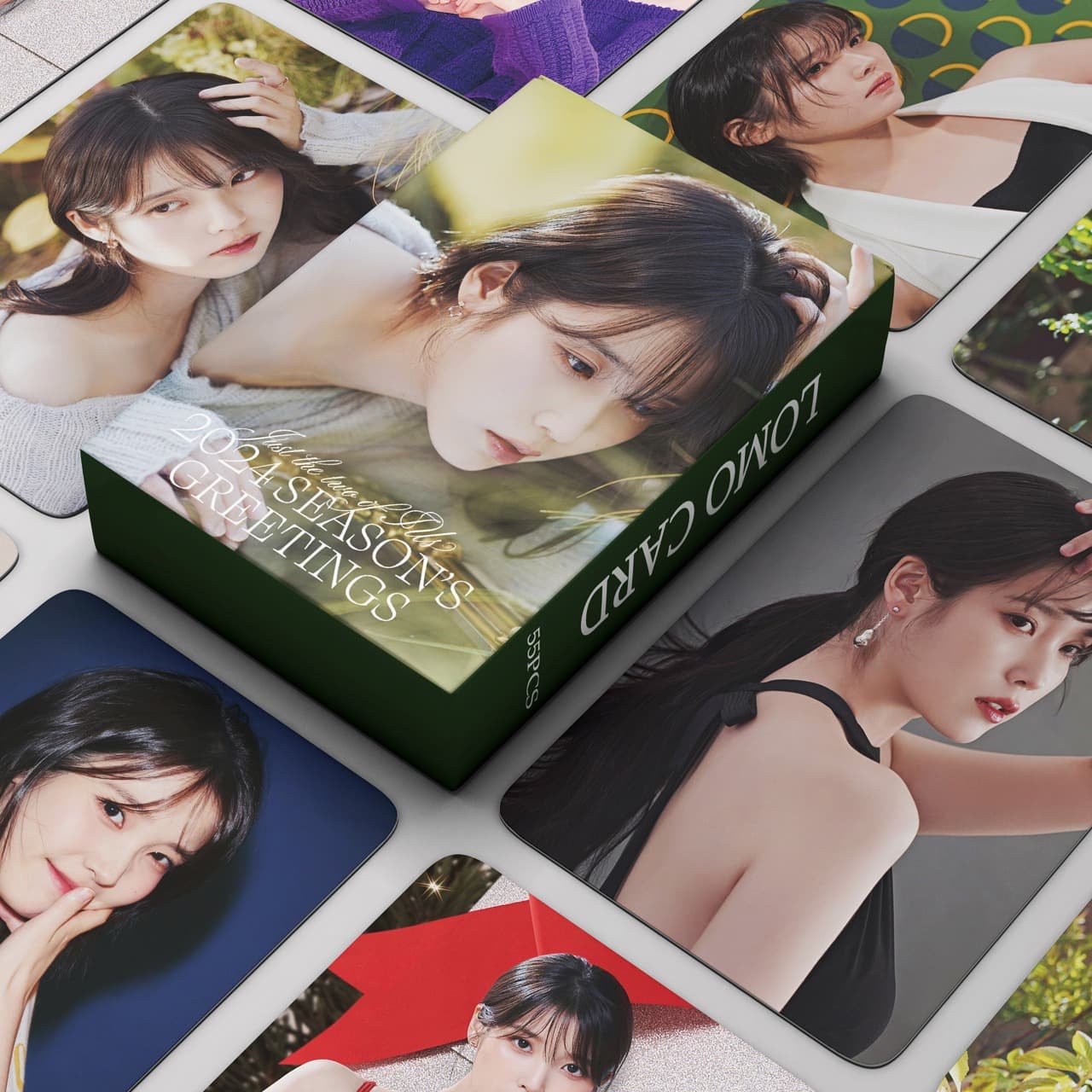 In-stock IU cards Lee Ji-eun 2024 season's greetings photo cards