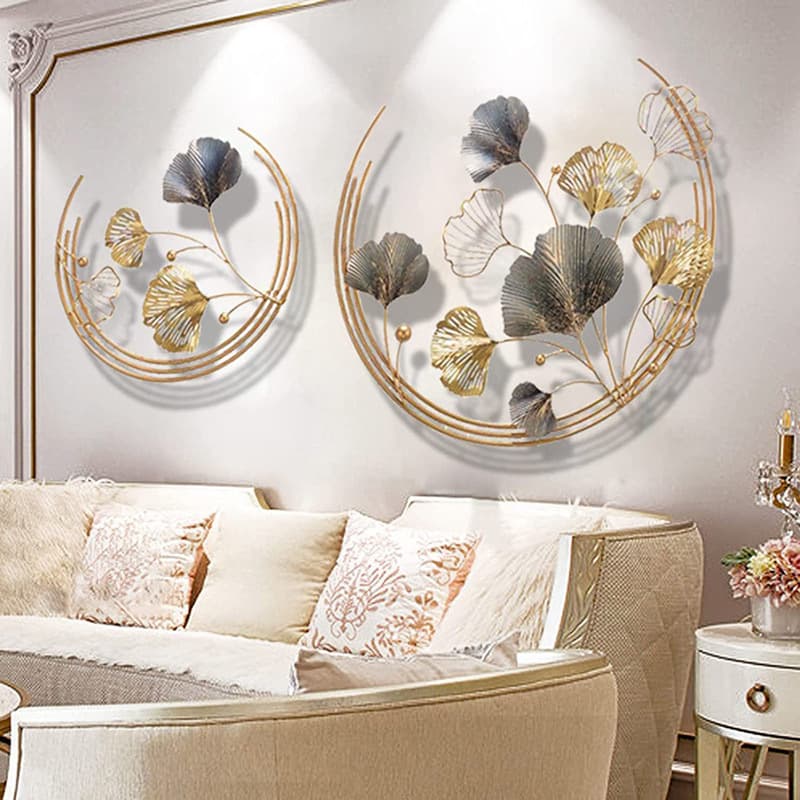 Creative Living Room Wall Decoration Bedroom Wall Hanging Hallway Corridor Wall Decor 3D Metal Wall Art