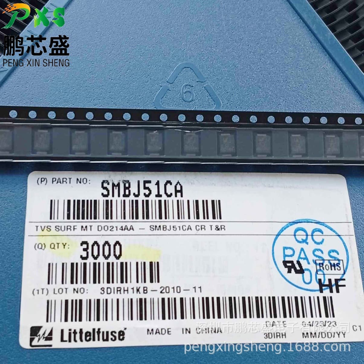 SMBJ51CA Marking CZ Original Genuine SMBJ Series TVS Diode for Industrial Control