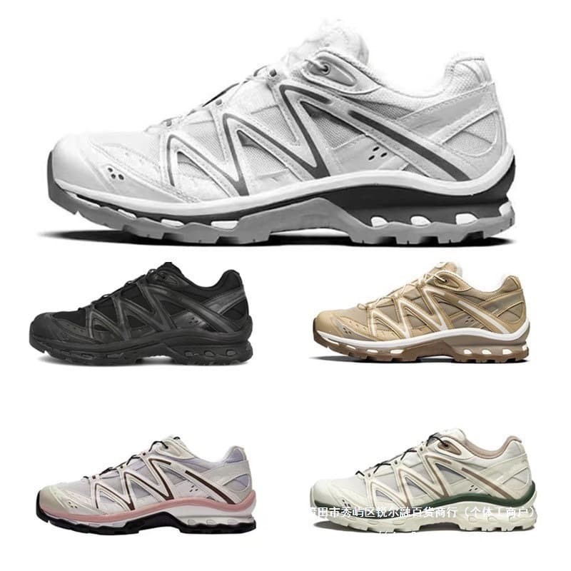Putian Shoes Salomon 3D Breathable Hiking Shoes Trail Running XT6 Outdoor QUEST Unisex Sports Casual Sneakers