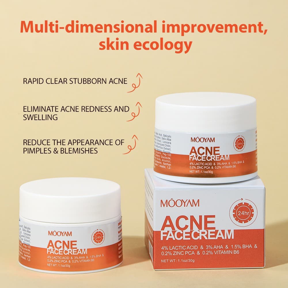 Salicylic Acid Repair Acne Cream, Fade Acne Scars, Close Comedones, Smooth Acne Pits, Genuine Acne Treatment