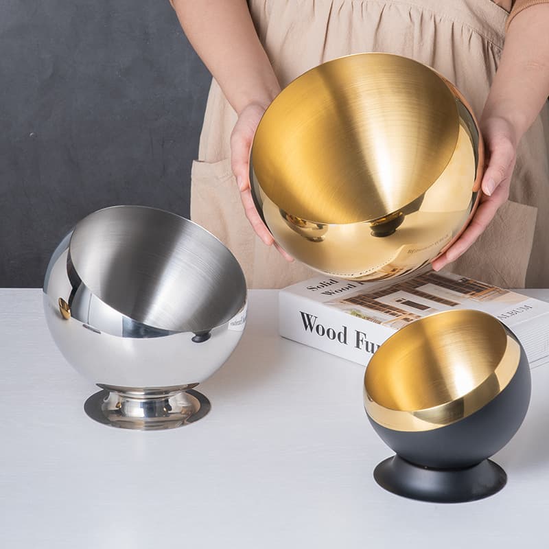 Creative Stainless Steel Desktop Trash Can Office Coffee Table Fruit Peel Bin Ashtray KTV Bar Ashtray