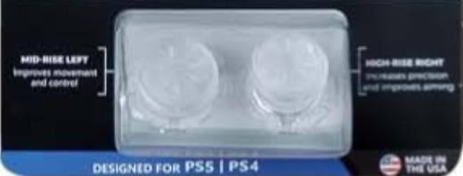 Thumbstick Grips for PS5 PS4 Controller, Silicone Anti-Slip Heightening Caps, PS4 PS5 Gaming Caps
