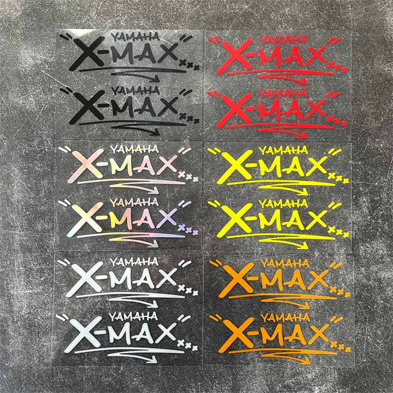 Suitable for Yamaha XMAX300 GRAND FILANO front pull pattern motorcycle light eyebrow decorative reflective sticker