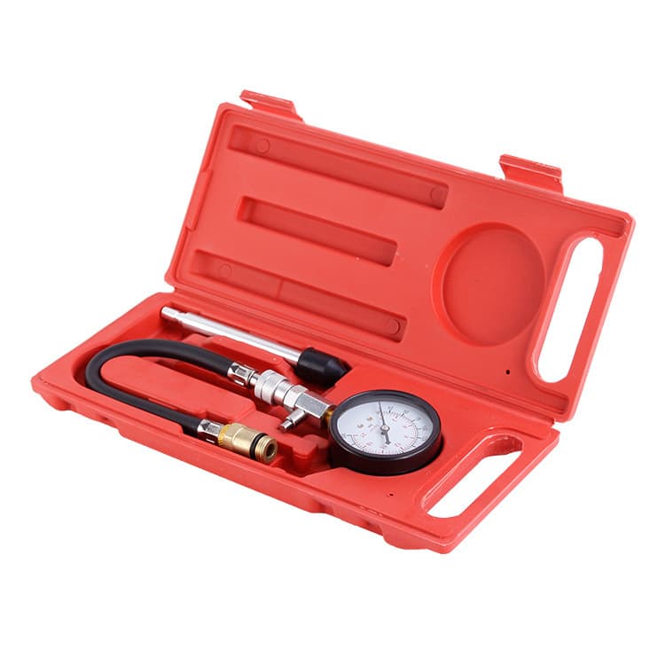 G324 Car Repair Cylinder Pressure Gauge Gasoline Compatible Compact Portable Quality Guaranteed