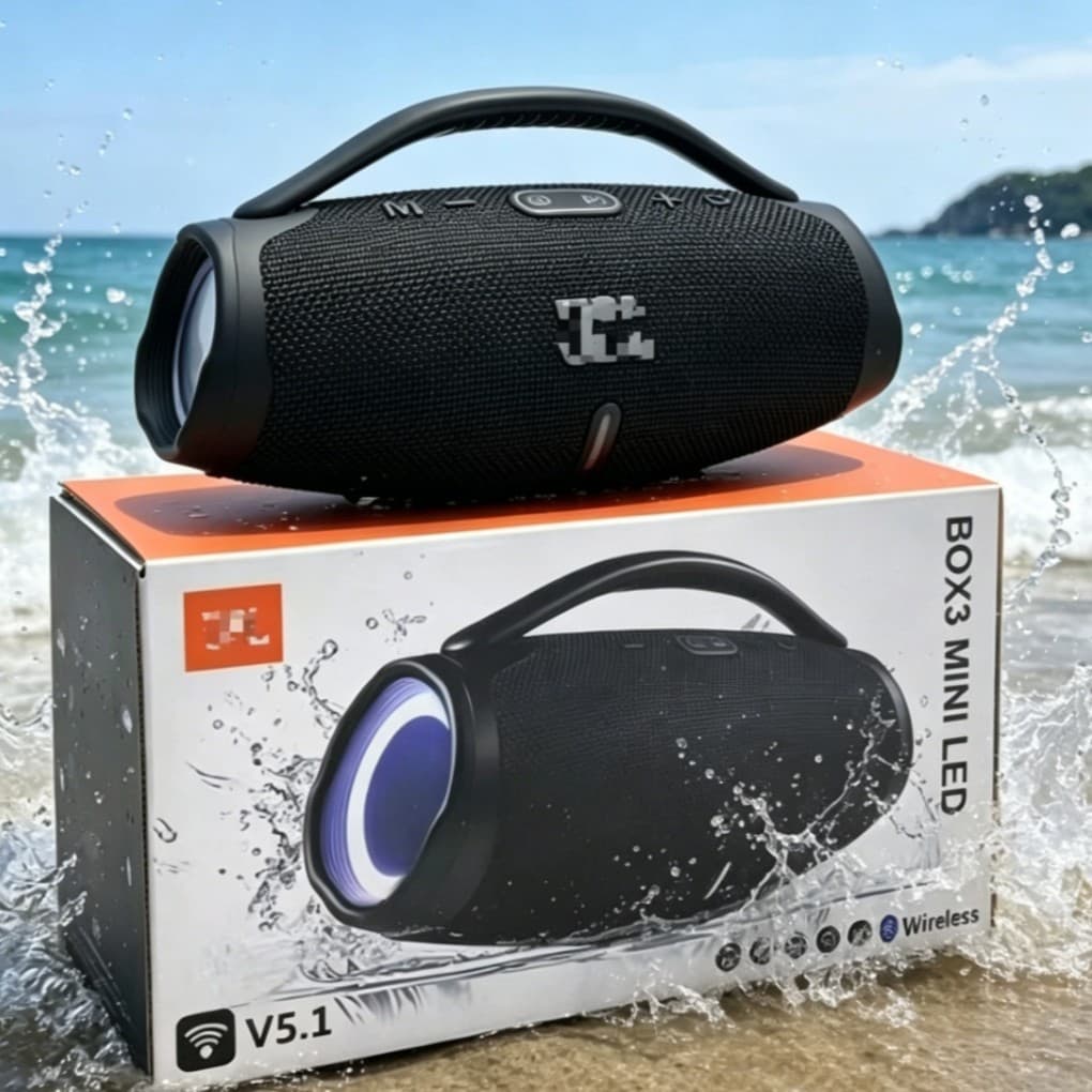 Amazon Boom BOX3 Wireless Bluetooth Speaker Portable Outdoor High Power RGB Light Sound