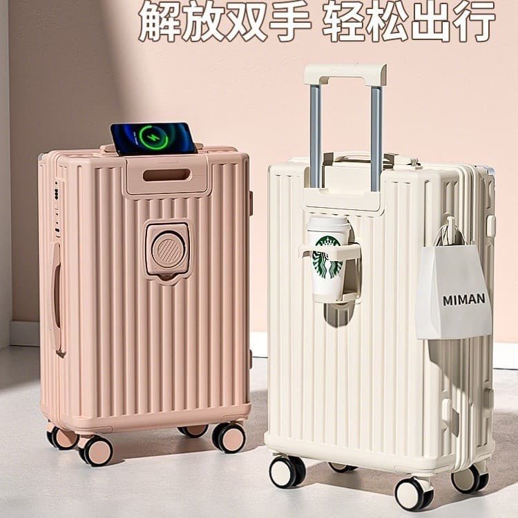 20-Inch Carry-On Suitcase, Small Lightweight Hardshell Luggage with Spinner Wheels, Large Capacity Travel Suitcase with Combination Lock for Men, Trolley Case, Boarding Case