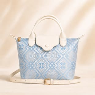 Chinese Trend Zhuang Brocade Bag Women's Handbag Crossbody Light Luxury Fashion Women's Bag Niche High-End Dumpling Bag